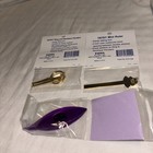 Tasty Tatting Vintage Goldtone Mini Ruler   Ring   Necklace Pendant