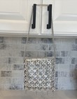 Vintage 1960s Metallic Silver Chainlink Bag 8   x7    Rare