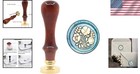 Vintage Flower Wax Seal Stamp Removable Brass Head For Envelopes Invitations