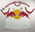 Adidas New York Red Bulls Soccer Jersey Shirt Mens Xxl Mls Redbull Ny Football