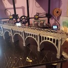 Ho Scale Bridge 24-inch Long Viaduct Bridge 3- Inch Tall Two Section Bridge
