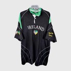 Silky Sullivan Ireland Jersey 3xl Black Green Rugby Collection Embroidered