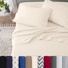 4 Piece Queen Bed Sheets Set   Queen Bed Sheets     Light Weight  Soft Breathab   