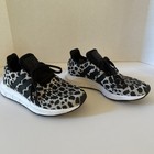 Adidas Pureboost Go Running Shoes Black White Pattern Size 6