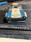 Aurora Afx Ho Slot Car Blue   White Ford Pinto Funny Drag Car Body Only