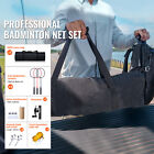 Badminton Net Set Outdoor Portable Badminton Net With Rackets Shuttlecocks