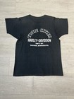 Vintage 70s 1970s Harley Davidson Classic Orange Eagle Logo Rare Size Large