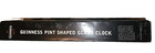 Guinness Pint Glass Wall Clock Bar Decor Official Authentic Boxed Gift New Irela