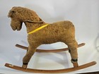 Antique Mohair Child s Rocking Horse - Straw Filled - Steiff Style 35   24 