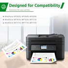 T252xl Ink Cartridge For Epson 252xl Black Workforce Wf-3620 Wf-3640 Wf-7610