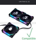 6-pack  New Lian Li Uni Fan Sl V2 Extended Power Cable Module   Daisy Chain Set