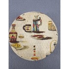 Vintage Coaster Set 5 Coasters In Case  Made In Japan Bar Liquor Themed