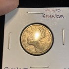 1940 Canada 25 Cents Silver Circulated    0826089    Canadian Quarter 25c