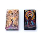 Cosmic Garden Tarot Deck Rainbow Art Cards Full Set New Black Background