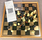 Multi Game Set Travel Board Vintage Folding Magnetic Chess Checkers Backgammon