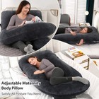 Battop Pregnancy Pillows For Sleeping  Full Body Maternity Pillow For Side Sl   