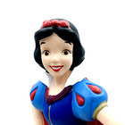 Vtg Disney Snow White Hard Plastic Piggy Coin Bank With Stopper Princess