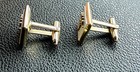 Vintage Medical Caduceus Cufflinks     Gold Tone   Mother Of Pearl    Doctor nurse