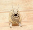 Vintage Hand Blown Glass Rabbit Figurine  Collectible Art Piece