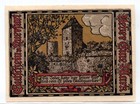 1921 Germany Querfurt Notgeld 1 Mark Note  1591 