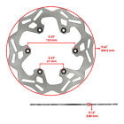 Rear Brake Disc Rotor W   Brake Pad Fits Yamaha Yz125 Yz250 Yz450f 2003 - 2025