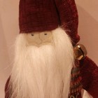 Nwt Woof   Poof Plush Santa W  Brocade Shirt Red Hat bells 2015
