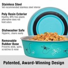 Bella Bowls Stainless Steel Dog And Cat Feeder With Removable Rubber Base
