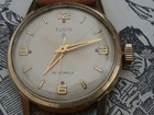Elgin 1940s 50s Mens Vintage Mens Watch 10 Ct Gold Plated Rare 19 Jewel Movement