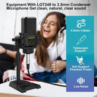 F998 Podcast Equipment Bundle  Audio Interface   Bm888 Recording Studio