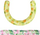 Inflatable Swimming Noodles - 2 Pack Pool Floats For Adults  Pink Yellow
