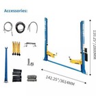 M e 10000 Lbs Two Post Lift 2 Post Car Lift Auto Lift Hoist Equipment Shipping