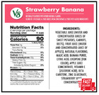 V8 Strawberry Banana 100  Fruit And Vegetable Juice  8 Fl Oz Can 6 Pack