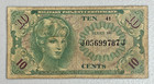 U s  Military Payment Certificate  mpc  Series 641     10 Cents  10     Lot A30