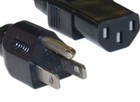 Lot Of 2 New 3 Prong Power Cord Computer Cable  Pc Monitor 6ft 10a 120v Sealed