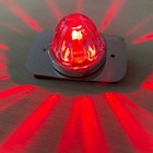 Red 15 Led 1156 Bulb W  Chrome Aluminum Housing For Watermelon Glass Lens