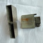 Vtg Zippo Lighter Wwii Soldier European Tour Custom Engraved Military Trench Art