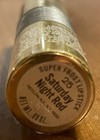 Vntg Revlon Super Frost Lipstick  25 Saturday Night Red Gold Tube 1970 s Sample