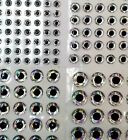 3d Fish Eyes  Silver  Blue  Green  Fishing Jig 5mm  7mm  10mm  12mm  14mm  16mm