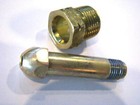 Cga-510 Nut   2 5  X 1 4  Npt Nipple  Acetylene propane Regulator Inlet Fitting