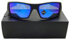 New Oakley Gascan Sunglass Matte Black L Prizm Sapphire Polarized Oo9014-50