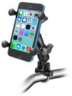 Ram Motorcycle Bike Handlebar Rail Mount W  X-grip Holder For Cell Phone  Gps