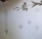 Antique Mirror Arched Top Etched Art Deco Design Medicine Cabinet Mirror Salvage