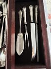 Estate M  rtha By Th Marthinsen Norwegian Sterling Silver 830 Flatware 75 Pcs