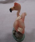 Vintage Mid-century Art Deco Style Pink  Flamingo Figurine  3 