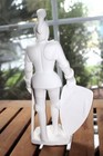 Rare Atlantic Mold Medieval Knight Figurine 9    Ceramic Bisque Ready To Paint
