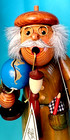 Erzgebirge  the Map Maker  - Christian Ulbricht  Smoker Incense Burner - Germany