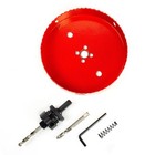 8  203mm  Cuttex Tools Bi-metal Hole Saw Kit 6 Pcs Set   8 Co max 40mm Depth