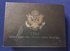 1992 United States Mint Premier Silver Proof Set 5 Coins With Ogp And Coa 