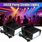 2x Stage Lights Flash Effect Light Disco Party Strobe White Atmosphere Lamp