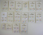 Vintage Sewing Buttons Lot - 53 Buttons La Mode Floral Japan 5 8   3 4   1 2 